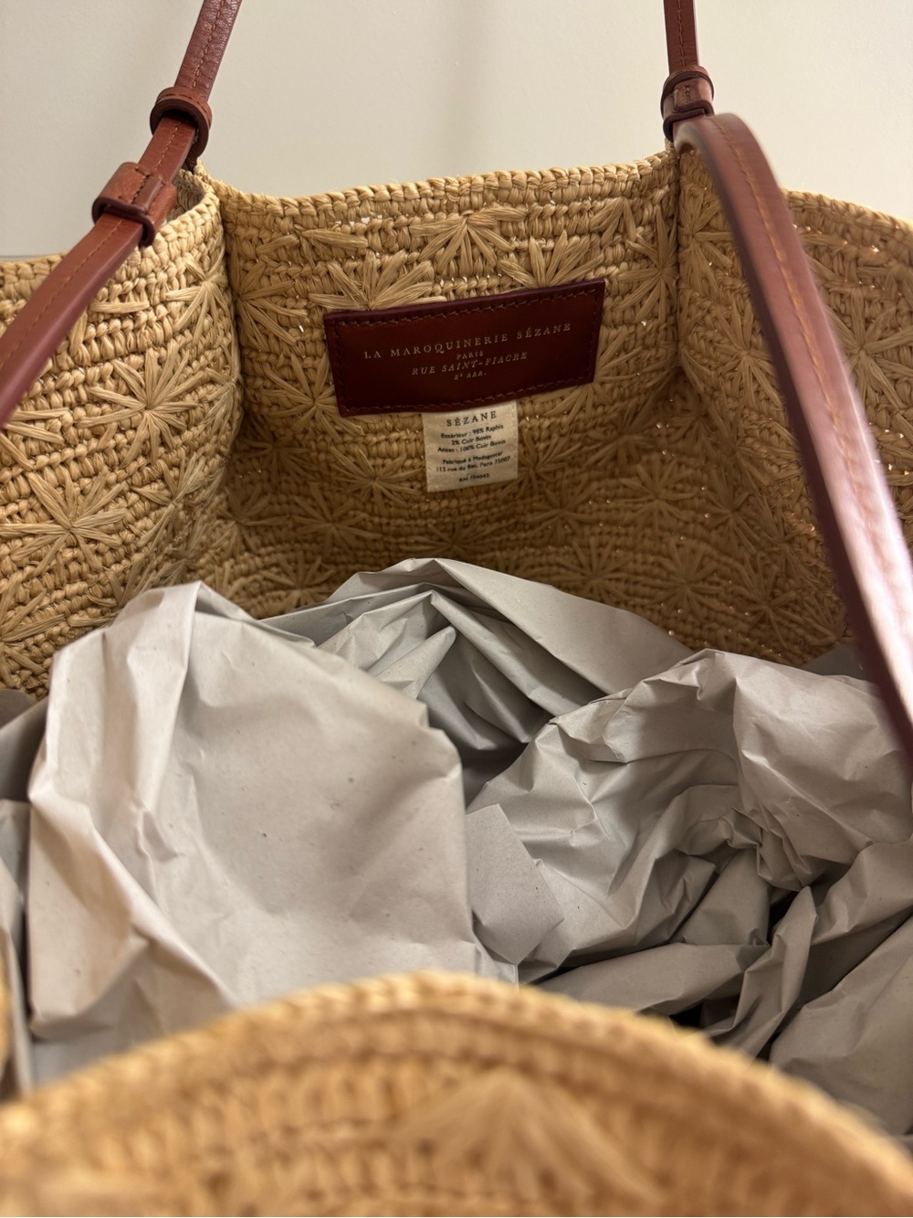 Sézane Mara Basket Bag - Picture 9 of 11